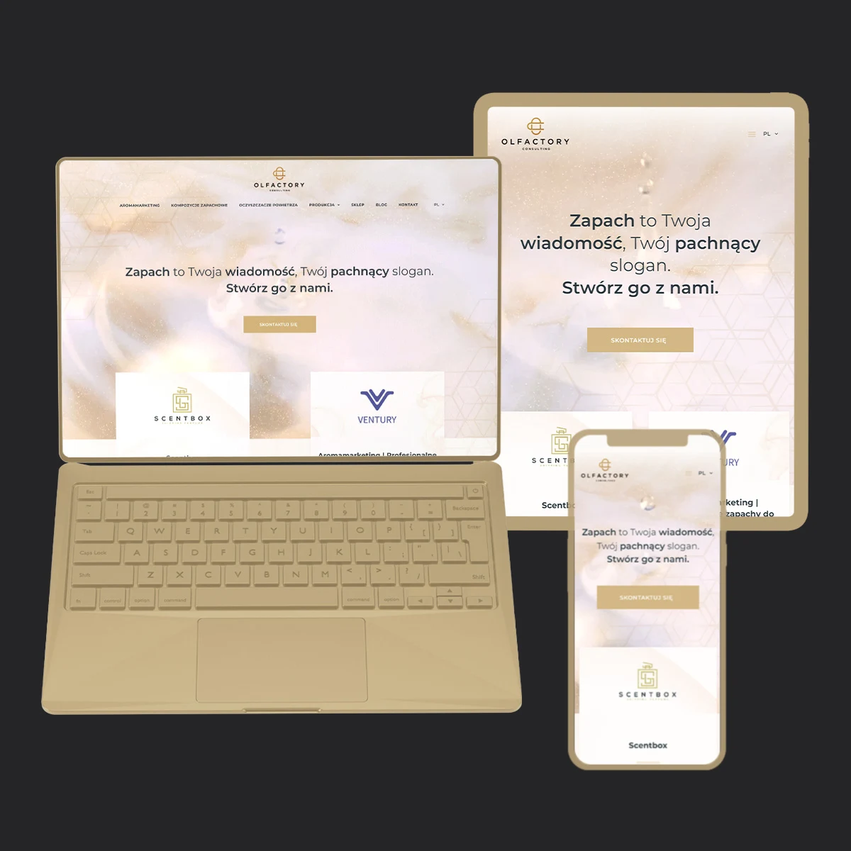 Olfactory Consulting — podgląd projektu